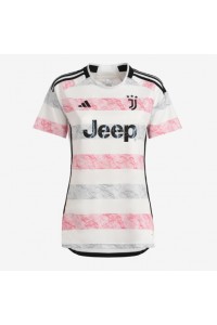 Juventus Voetbaltruitje Uit tenue Dames 2023-24 Korte Mouw
